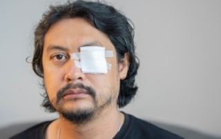 how much does raf pay for eye injury in south africa