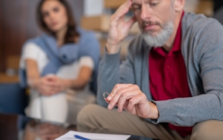 contested divorce process