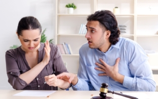 who pays for a contested divorce
