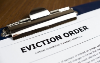 Can you evict a company?