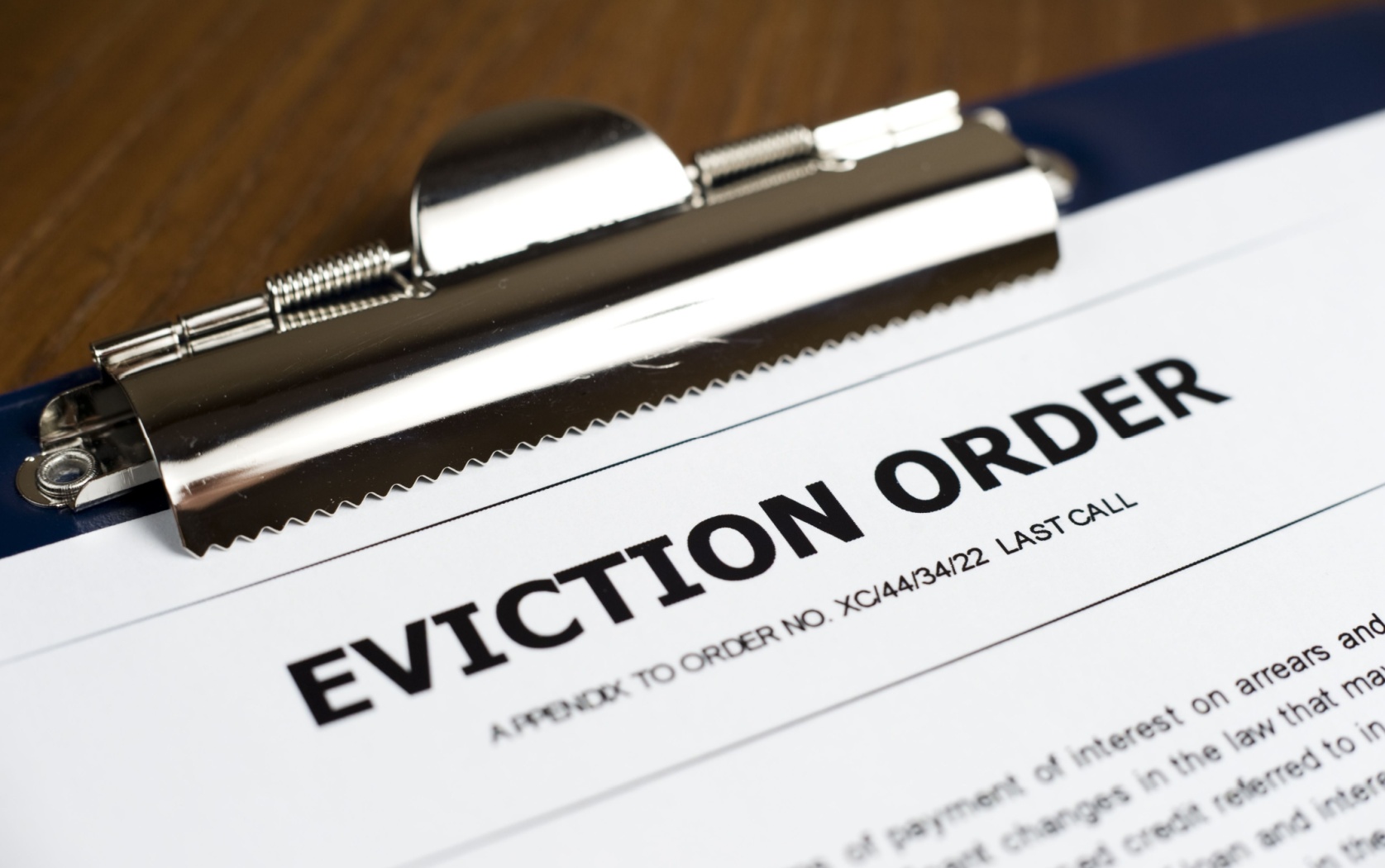 Can you evict a company?