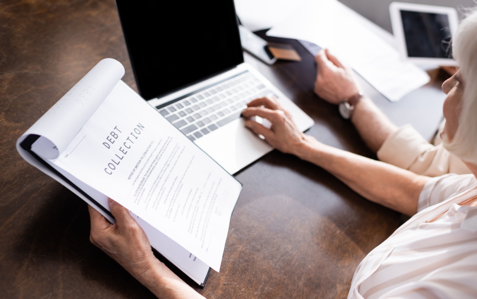 Debt collection letter example